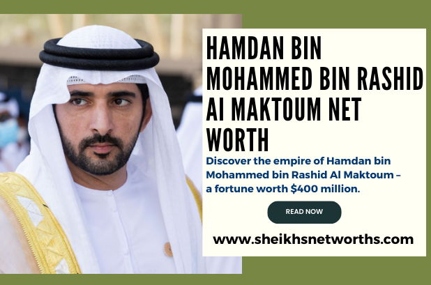 An Infographic Showing Hamdan bin Mohammed bin Rashid Al Maktoum Net Worth
