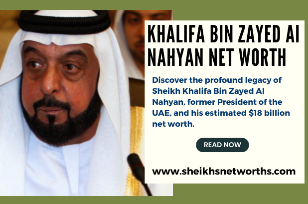 An Infographic Showing Khalifa bin Zayed Al Nahyan Net Worth