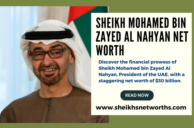 An Infographic Showing Sheikh Mohamed bin Zayed Al Nahyan Net Worth