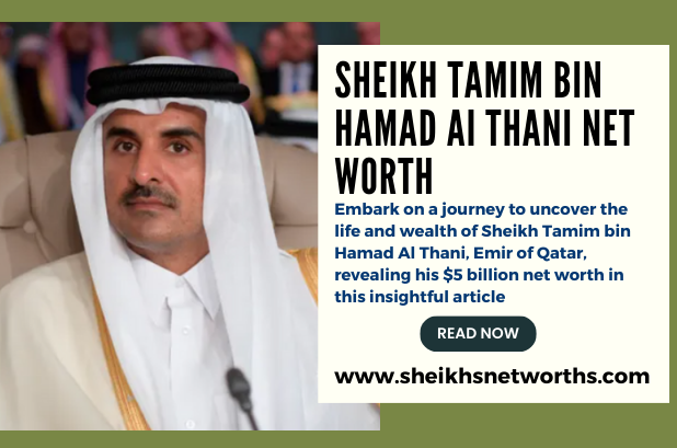 An Infographic Showing Sheikh Tamim bin Hamad Al Thani Net Worth